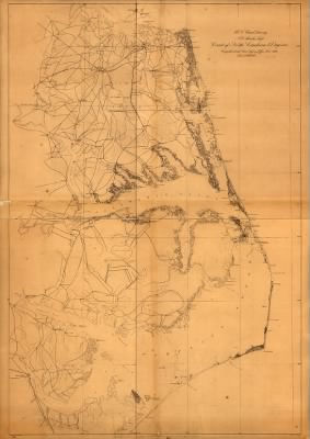 North Carolina, eastern > Coast of North Carolina & Virginia compiled at the Coast Survey Office, Febr. 1862. Drawn by A. Lindenkohl. Lith. by H. Lindenkohl.