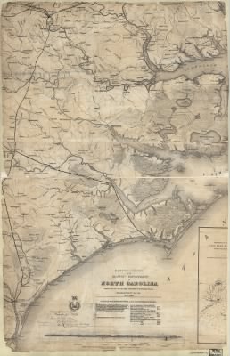 Military departments > Eastern portion of the Military Department of North Carolina / compiled from the best and latest authorities in the Engineer Bureau, War Department, May 1862.