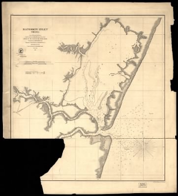 Matomkin Inlet > Matomkin Inlet, Virginia / from a trigonometrical survey under the direction of A. D. Bache, Superintendent of the survey of the coast of the United States. Triangulation by John Farley, Assist. ; topography by Geo. D. Wise a