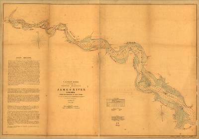 James River > Hydrographic reconnaissance of James River, Virginia, from entrance to City Point / by Com'r W.T. Muse & Lieuts. R. Wainwright & J.N. Maffitt, U.S.N. Assts. Coast Survey from 1854 to '59.