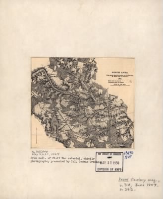 North Anna River > North Anna. [May 22-27, 1864] From surveys under the direction of B'v't. Brig.-Gen. N. Michler, Maj. Of Engineers. 1867.