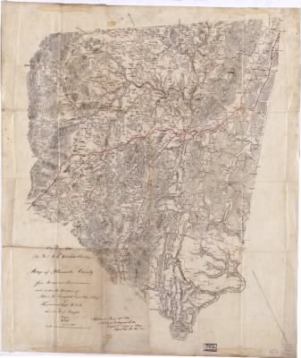 Albemarle County > Map of Albemarle County / from surveys and reconnaissances made under the direction of Albert H. Campbell Capt. P. Eng. & Chief of Topographical Dept. D.N.V. by Lieutt. C.S. Dwight.