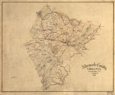 Albemarle County > Albemarle County, Virginia by Jed. Hotchkiss, Top. Eng.