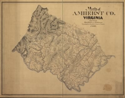 Amherst County > Map of Amherst Co. Virginia / prepared by Hotchkiss and Robinson, Topographical Engineers.