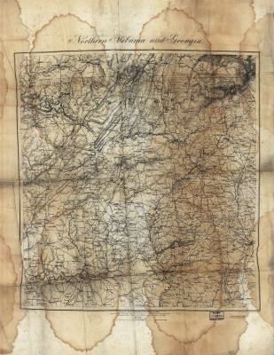 Georgia > Northern Alabama and Georgia / compiled and engraved at the U.S. Coast Survey Office from state maps, post office maps, local surveys, military reconnoissance [sic] and information furnished by the U.S. Engineers attached to