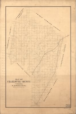 Charlotte County > Map of Charlotte County, Virginia / by Jed. Hotchkiss, Top. Eng.