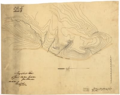 Alexandria > Topographical sketch of ground 1 1/2 miles south west from Alexandria, Nov. 28, 1862 / Edward [Frost?] Engineer.