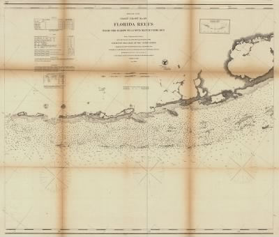 Florida Keys > Preliminary coast chart ... Florida Reefs [on four sheets] From a trigonometrical survey under the direction of A. D. Bache, Superintendent of the survey of the coast of the United States.