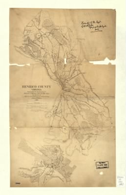 Henrico County > Henrico County, Virginia : prepared under the direction of Lieut. Col. J.N. Nacomb, A.D.C., Chf. Topl. Engr. for the use of Maj. Gen. Geo. B. McClellan, commanding Army of Potomac / drawn by E. Hergesheimer ; photographs by G
