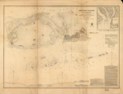 Key West > Key West harbor and its approaches. From a trigonometrical survey under the direction of A. D. Bache, Superintendent of the survey of the coast of the United States. Triangulation by J. E. Hilgard, Assistant. Topography by L.