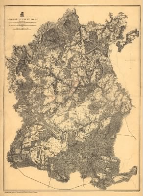 Appomattox > Appomattox Court House. [1865] From surveys under the direction of Bvt. Brig. Gen. N. Michler, Maj. of Engineers, by command of Bvt. Maj. Genl. A. A. Humphreys, Brig. Genl. & Chief of Engineers. Surveyed & drawn by Maj: J. E.