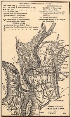 Chattanooga, Battle of > Battlefield of Chatanooga. [October-November 1863].