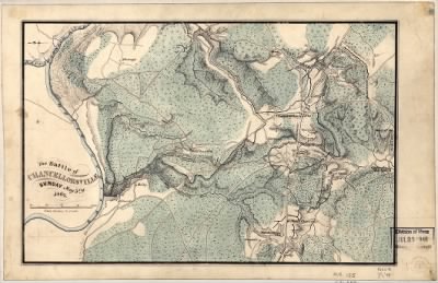 Thumbnail for Chancellorsville, Battle of > The battle of Chancellorsville Sunday, May 3rd, 1863 / drawn by S.B. Robinson.