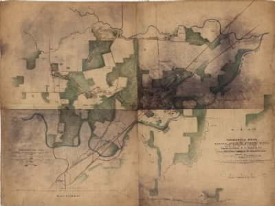 Thumbnail for Stones River, Battle of > Topographical sketch of the battle field of Stone River near Murfreesboro, Tennessee, December 30th 1862 to January 3d 1863 . . . Position of the U.S. troops on the 31st of December, 1862. Surveyed under the direction of Capt