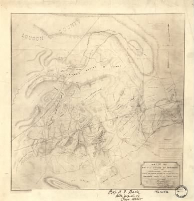 Bull Run, 1st Battle of (Manassas) > Map of the battle fields of Manassas and the surrounding region : showing the various actions of the 21st July, 1861, between the armies of the Confederate States and the United States / surveyed and drawn by W.G. Atkinson, A