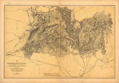 Bull Run, 1st Battle of (Manassas) > Map of the battlefield of Bull Run, Virginia. Brig. Gen. Irvin McDowell commanding the U.S. forces, Gen. [P.] G. T. Beauregard commanding the Confederate forces, July 21st 1861 Compiled from a map accompanying the report of B