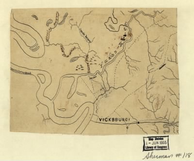 Vicksburg > [Map of the environs of Vicksburg, Mississippi, 1863]