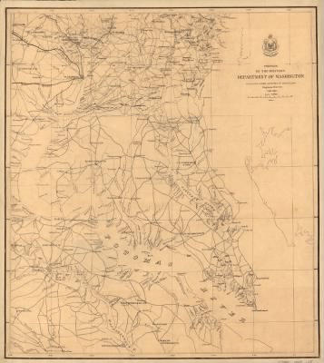 Maryland, lower counties > Portion of the Military department of Washington embraching lower counties of Maryland.