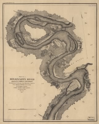 Mississippi River > Mississippi River Reconnaissance for the use of the Mississippi Squadron, Rear Admiral D. D. Porter, U.S.N. Comdg. By F. H. Gerdes, Assistant.