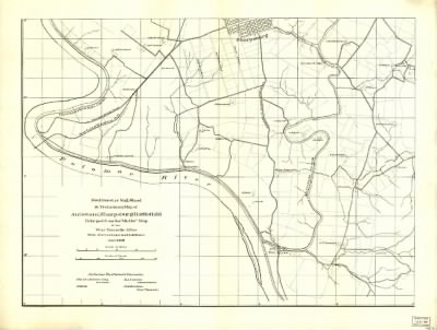 Antietam, Battle of > Southwest, or no. 2, sheet of preliminary map of Antietam (Sharpsburg) battlefield. Enlarged from "Michler" map of the war records atlas with corrections and additions Antietam Battlefield Commission [sic] Maj. Geo. B. Davis,