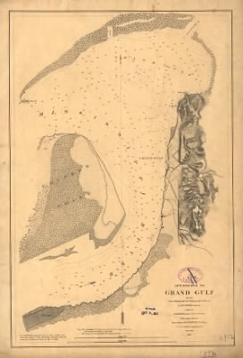 Grand Gulf > Approaches to Grand Gulf, Miss. From a topographical & hydrographical survey by F. H. Gerdes, Assistant, assigned by A. D. Bache, Supdt, U.S. Coast Survey, to act under orders of Rear Admiral D. D. Porter, U.S. Navy, commandi