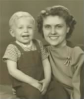 Warren's son and namesake, Warren G Staley, Jr with his Mother, Bonnie Staley