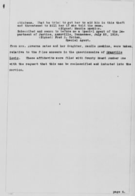 Old German Files, 1909-21 > Granville Lewis (#263587)