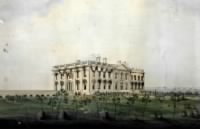 The White House in 1814 after the British Burning