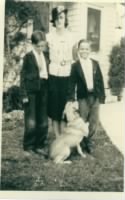 Jim (Frances Virginia Knox Johnson), Knox, Foster, and Brownie - 1939