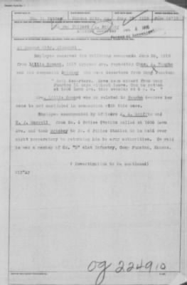Old German Files, 1909-21 > Willard A. Brickey (#8000-224910)