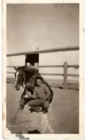 Larry Vester with Horse in Calvary