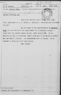 Old German Files, 1909-21 > Caldwell Clay (#281751)