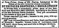 Thumbnail for Estate Sale Notice, James Gadsden's Estate, 6 Dec 1859