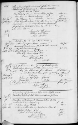 C (1850 - 1854) > Inventories Of Estates