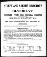 Street And Avenue Directory (p. 1)