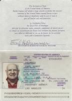 Earl Henry Bremmer - Passport