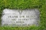 Frank D R Best - Headstone