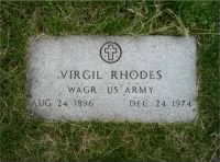 Virgil Rhodes - Headstone