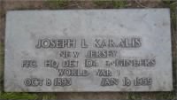 Joseph Ludwig Karalis - headstone
