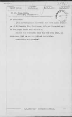 Old German Files, 1909-21 > Frank Brown (#279610)