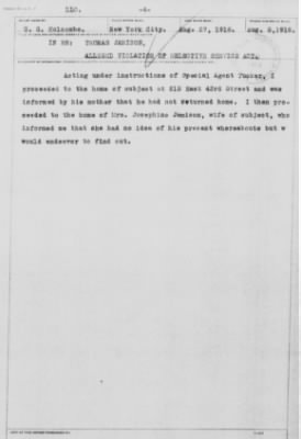 Old German Files, 1909-21 > Thomas Jamison (#234903)