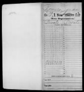 US, Civil War Service Records (CMSR) - Union - New Mexico, 1861-1865 record example