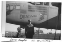 321stBG,447thBS, Capt Jim Bugbee with his "Deathwind" / BUGBEE PHOTO