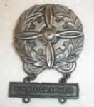 Qualification Badge /Photograhic Specialist WWII US Army/AAC