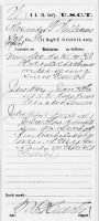 Civil War Service Records (CMSR) - Union - Colored Troops Artillery record example