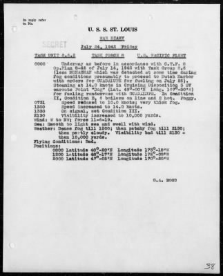 USS ST LOUIS > War Diary, 7/1-31/42 (Enc A)