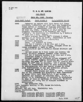 USS ST LOUIS > War Diary, 7/1-31/42 (Enc A)