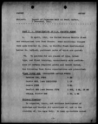 CINCPAC - PEARL HARBOR > Report of Japanese Raid on Pearl Harbor, 7 Dec 1941 (Enc A-F)