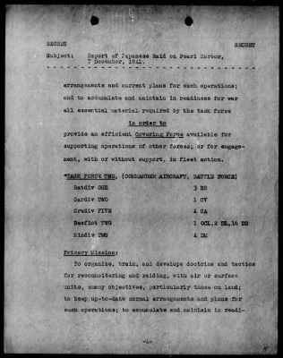 CINCPAC - PEARL HARBOR > Report of Japanese Raid on Pearl Harbor, 7 Dec 1941 (Enc A-F)