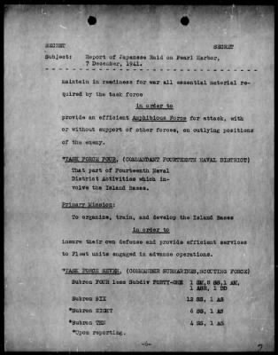 CINCPAC - PEARL HARBOR > Report of Japanese Raid on Pearl Harbor, 7 Dec 1941 (Enc A-F)